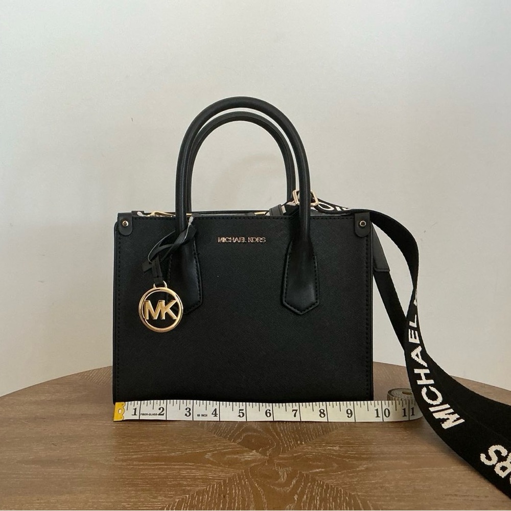 Michael Kors Small Structured Satchel Top Handle Crossbody - Picture 2 of 7